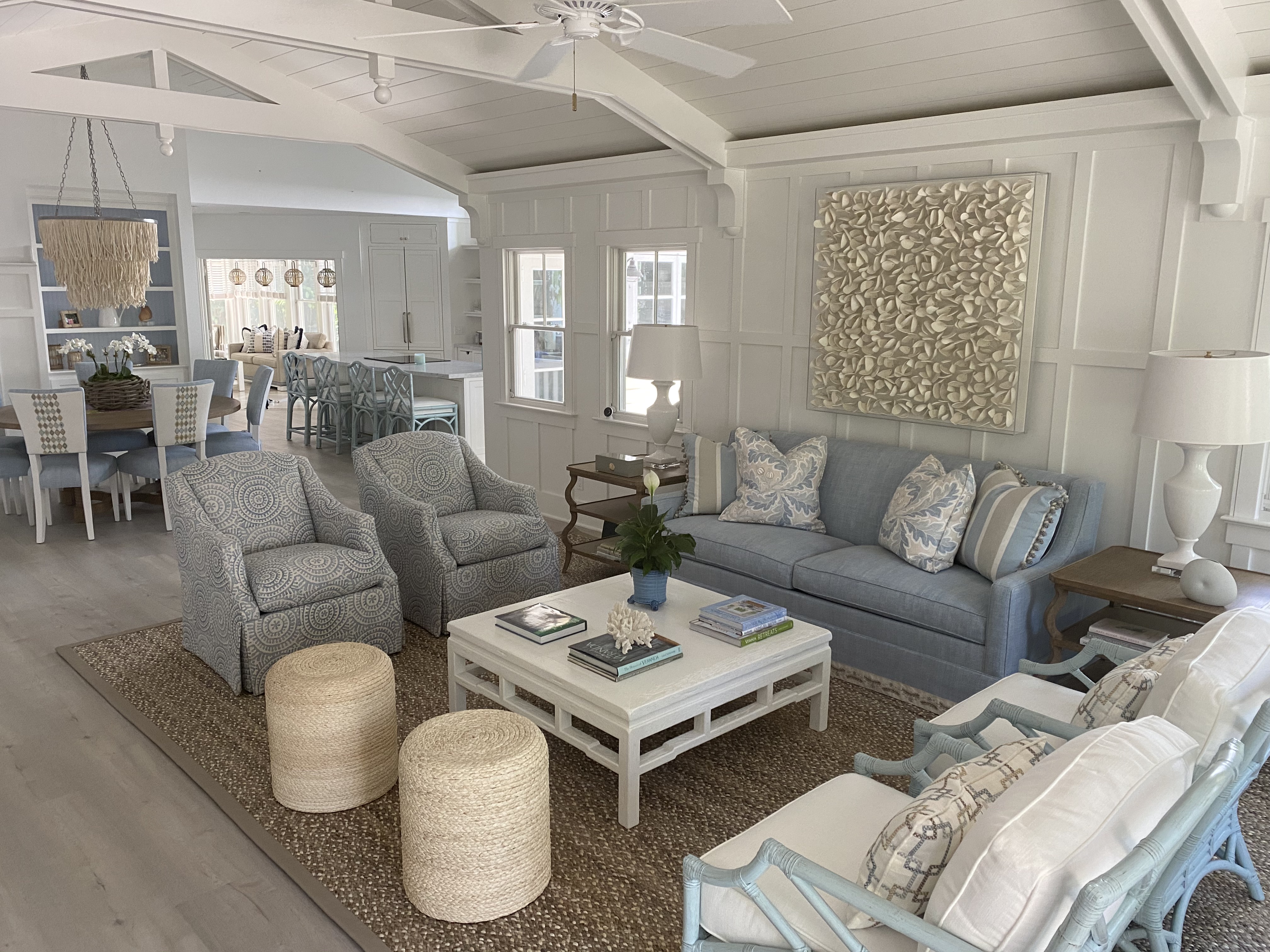 Timeless interior with layered textures and natural light